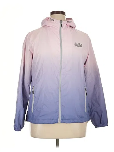 Pre-owned New Balance Windbreaker Jacket In Purple