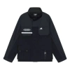 New Balance Windproof Hooded Cargo Jacket 'black' In Blue