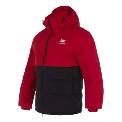 New Balance Windproof Lifestyle Down Jacket 'red Black'