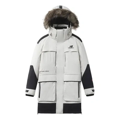 New Balance Winter Down Cotton Jacket 'white Black'