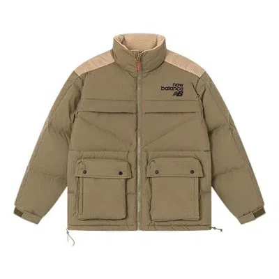 New Balance Winter Down Jacket 'olive Green Beige'