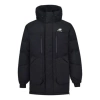New Balance Winter Hooded Thickened Long Down Jacket 'black'