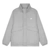 New Balance Winter Warm Down Jacket 'grey' In Gray