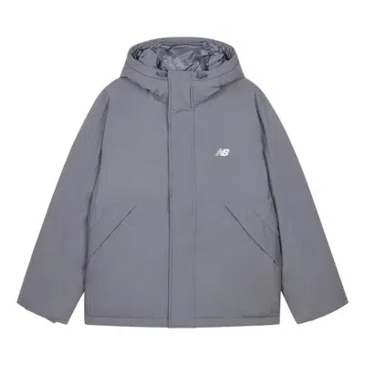 New Balance Winter Windproof Down Jacket 'grey' In Gray