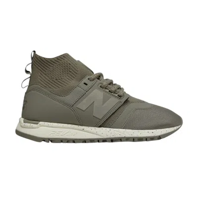 Pre-owned New Balance Wmns 247 Mid 'olive Ivory' | Grey | Women's Size 6.5