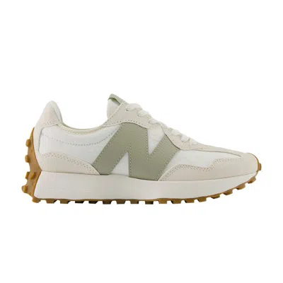 Pre-owned New Balance Wmns 327 'linen Olivine' | Cream | Women's Size 9.5 In White