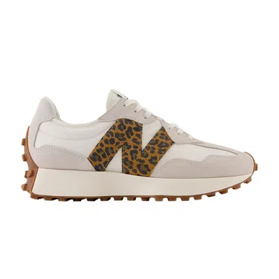 Pre-owned New Balance Wmns 327 'phantom Leopard' In Cream