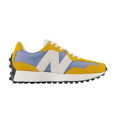 Pre-owned New Balance Wmns 327 'varsity Gold Mercury Blue' In Yellow