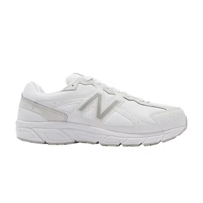 Pre-owned New Balance Wmns 480v5 4e Wide 'white Silver'
