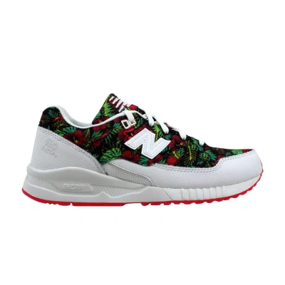 Pre-owned New Balance Wmns 530 'white Floral'