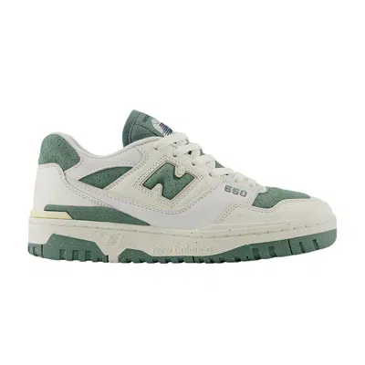 Pre-owned New Balance Wmns 550 'sea Salt Dark Juniper' | Green | Women's Size 7.5