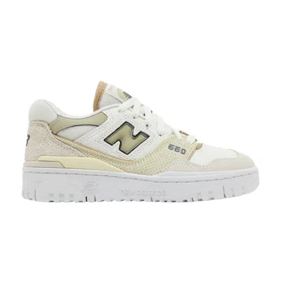Pre-owned New Balance Wmns 550 'sea Salt Fatigue Green' In Cream