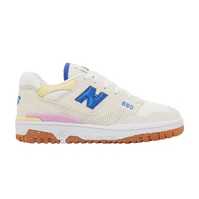 Pre-owned New Balance Wmns 550 'sea Salt Marine Blue' In Cream