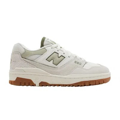 Pre-owned New Balance Wmns 550 'spring Collection - Olivine' In White