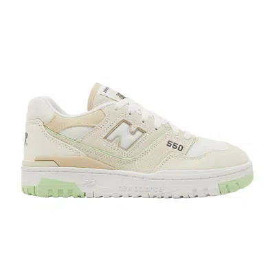Pre-owned New Balance Wmns 550 'turtledove Green Aura' In Cream