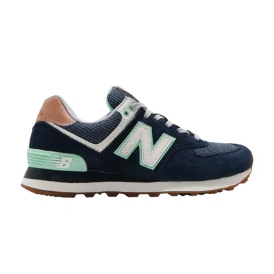 Pre-owned New Balance Wmns 574 'beach Cruiser - Natural Indigo' In Blue