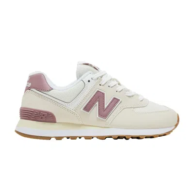 Pre-owned New Balance Wmns 574 'beige Pink' In Cream