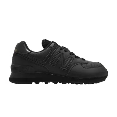 Pre-owned New Balance Wmns 574 'black Gold'