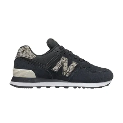 Pre-owned New Balance Wmns 574 'cheetah Print - Black Angora' | Women's Size 7