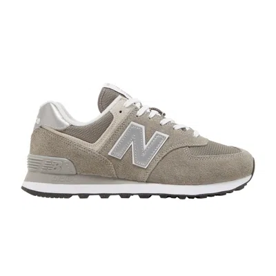 Pre-owned New Balance Wmns 574 Core Wide 'grey White'