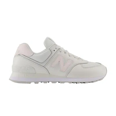Pre-owned New Balance Wmns 574 'cream Leather Pink'