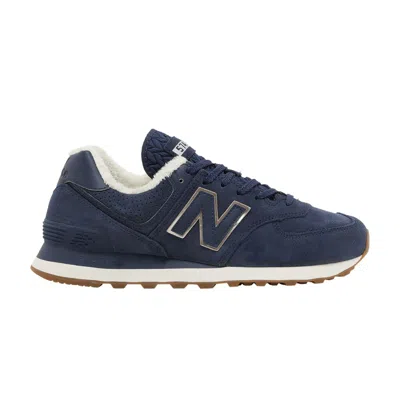 Pre-owned New Balance Wmns 574 'eclipse Gum' In Blue