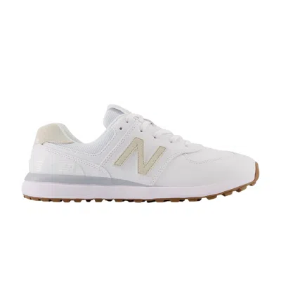 Pre-owned New Balance Wmns 574 Greens V2 'white'
