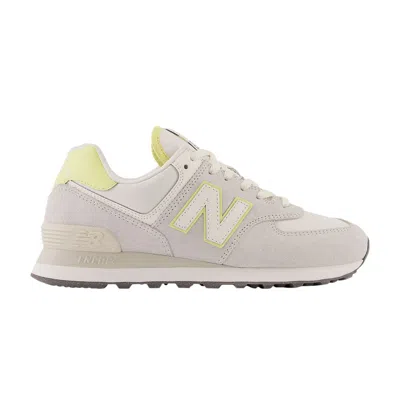 Pre-owned New Balance Wmns 574 'grey Matter Maize'