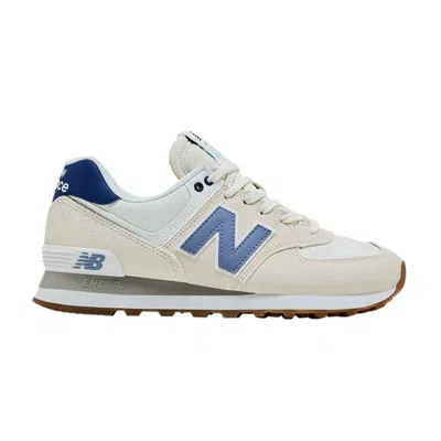 Pre-owned New Balance Wmns 574 'linen Indigo' | Cream | Women's Size 9
