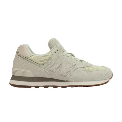 Pre-owned New Balance Wmns 574 'mineral Hairy Suede' | Grey | Women's Size 5