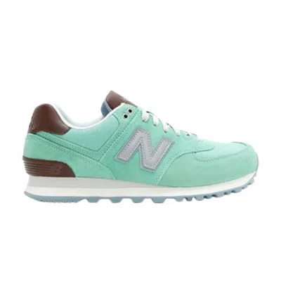 Pre-owned New Balance Wmns 574 | Teal | Women's Size 7.5 In Blue