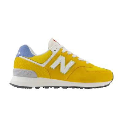 Pre-owned New Balance Wmns 574 'varsity Gold Blue Laguna' | Yellow | Women's Size 10