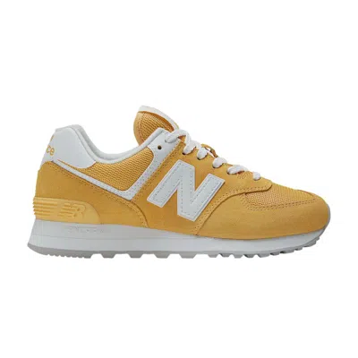 Pre-owned New Balance Wmns 574 'wheat Field' In Yellow