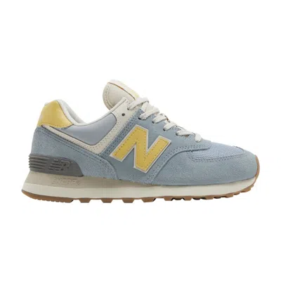Pre-owned New Balance Wmns 574v2 'light Slate Wheat Field' In Blue