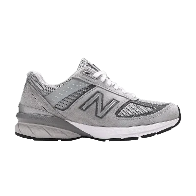 Pre-owned New Balance Wmns 990v5 Made In Usa 2a Wide 'castlerock' In Grey