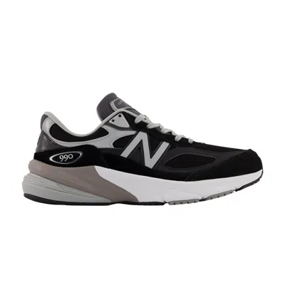 Pre-owned New Balance Wmns 990v6 Made In Usa 2e Wide 'black Silver'
