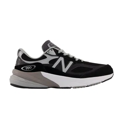 Pre-owned New Balance Wmns 990v6 Made In Usa Wide 'black Silver'