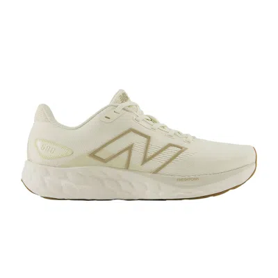 Pre-owned New Balance Wmns Fresh Foam 680v8 Wide 'angora Linen' | Cream | Women's Size 9 In White