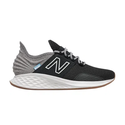 Pre-owned New Balance Wmns Fresh Foam Roav 'tee Shirt - Black Light Aluminum'