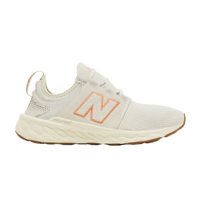 Pre-owned New Balance Wmns Fresh Foam X Cruz V3 'linen Sea Salt Copper' In Cream