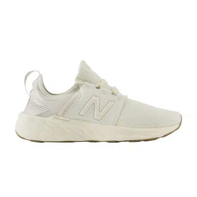 Pre-owned New Balance Wmns Fresh Foam X Cruz V3 Wide 'angora Timberwolf' In Cream