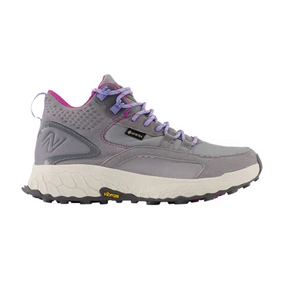 Pre-owned New Balance Wmns Fresh Foam X Hierro Mid Gore-tex Wide 'steel Magenta' In Grey
