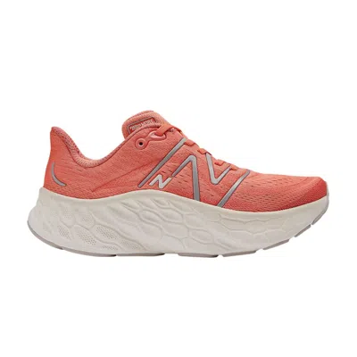 Pre-owned New Balance Wmns Fresh Foam X More V4 'gulf Red Silver Metallic' In Pink