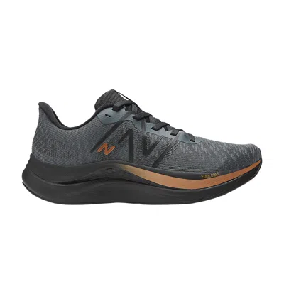 Pre-owned New Balance Wmns Fuelcell Propel V4 Wide 'graphite Copper Metallic' In Black