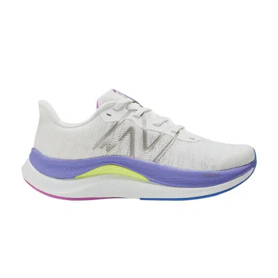 Pre-owned New Balance Wmns Fuelcell Propel V4 Wide 'white Electric Indigo'