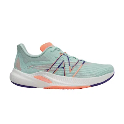 Pre-owned New Balance Wmns Fuelcell Rebel V2 'white Mint' In Green