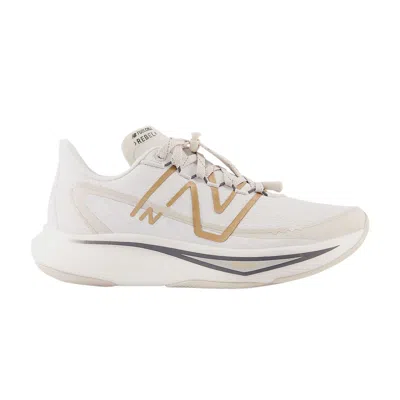 Pre-owned New Balance Wmns Fuelcell Rebel V3 Permafrost 'moonbeam' In Cream
