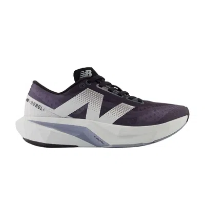 Pre-owned New Balance Wmns Fuelcell Rebel V4 Wide 'graphite Black' In Gray