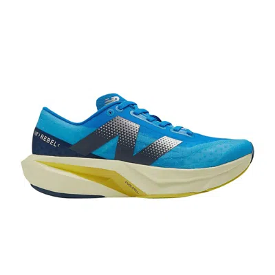 Pre-owned New Balance Wmns Fuelcell Rebel V4 Wide 'spice Blue Limelight'