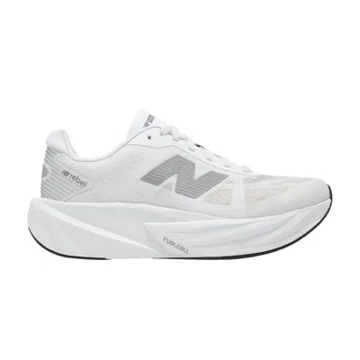 Pre-owned New Balance Wmns Fuelcell Rebel V5 Wide 'white Silver' | Women's Size 7.5
